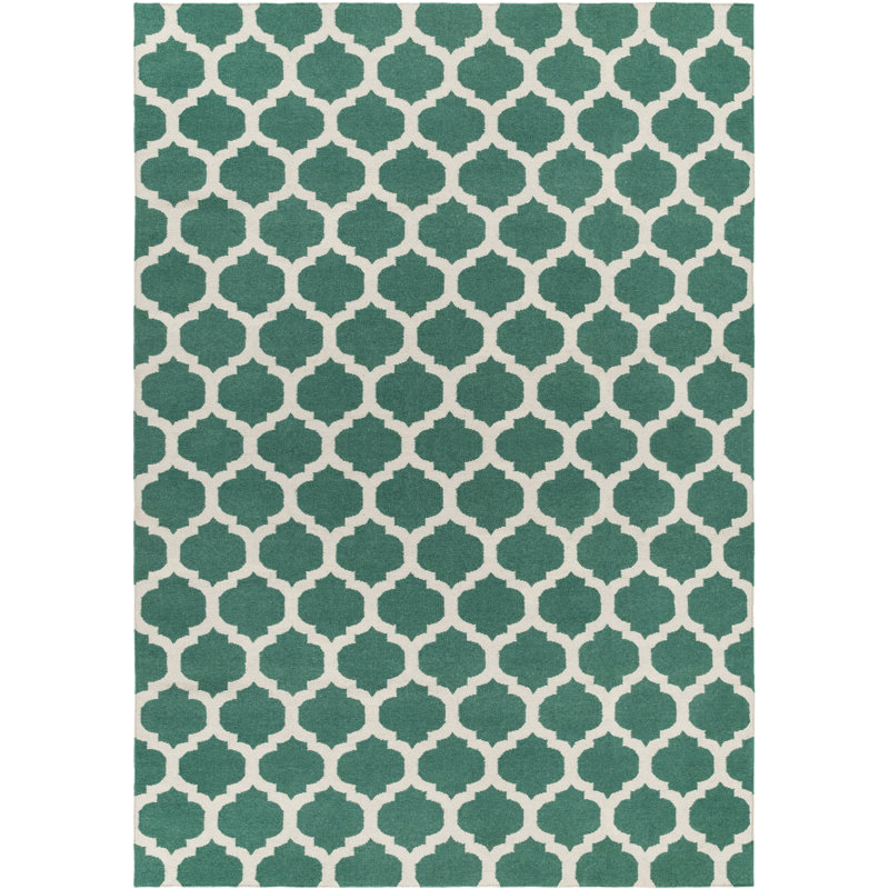Kramer Wool Geometric Indoor Rug, Rectangle 8' x 11'