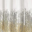 Night Sky Shower Curtain With Sparkling Sequins - Modern Glam Bathroom Decor - Faux Silk Fabric With Two-Toned Sequin Design - Easy To Install With Button Holes - Hand Wash Recommended