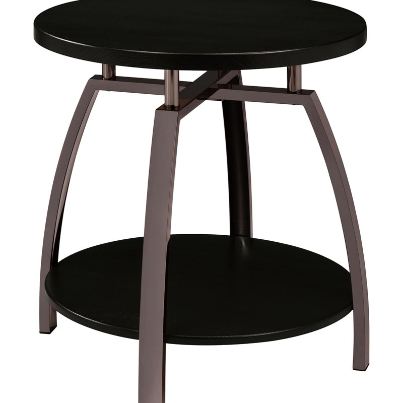 Nickel End Table
