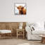 «Long Horn Highland Cow Portrait», estampe numérique, design par Heidi Kuntz-532364199-532364202