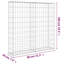 Panier en Gabion avec couvercles en acier galvanisé vidaXL Gabion, 31,5 po x 7,9 po x 39,4 po-1486262444
