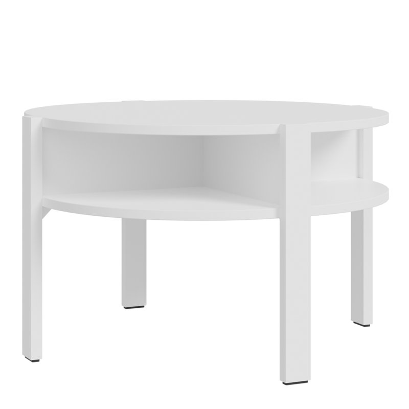 Tobago Coffee Table with Storage, White