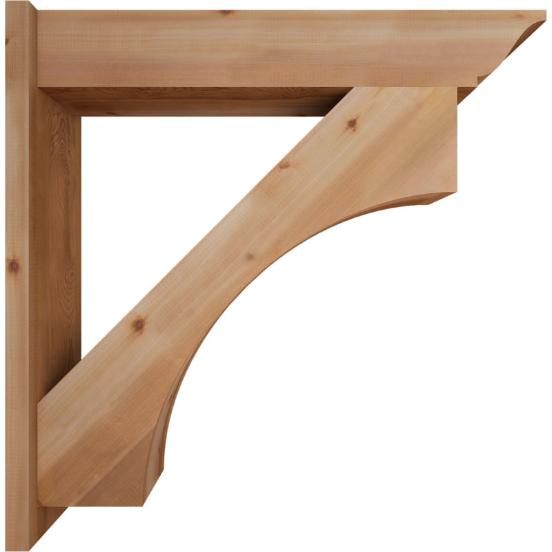 Persienne en bois Westlake, P 38 po x H 38 po, Cèdre rouge occidental l 7 1/2 po (lisse)