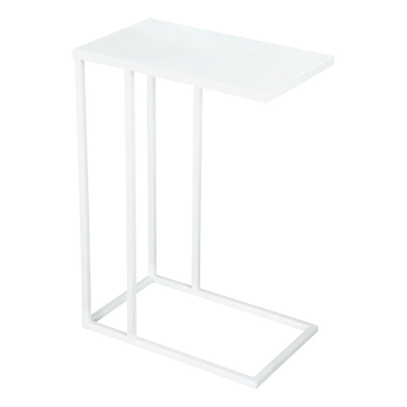 Tanu End Table, 23" H x 19" W x 11" D, White