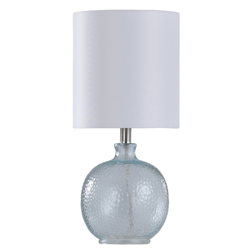 Lampe de table 20 po Barnwell, Bleu aqua clair