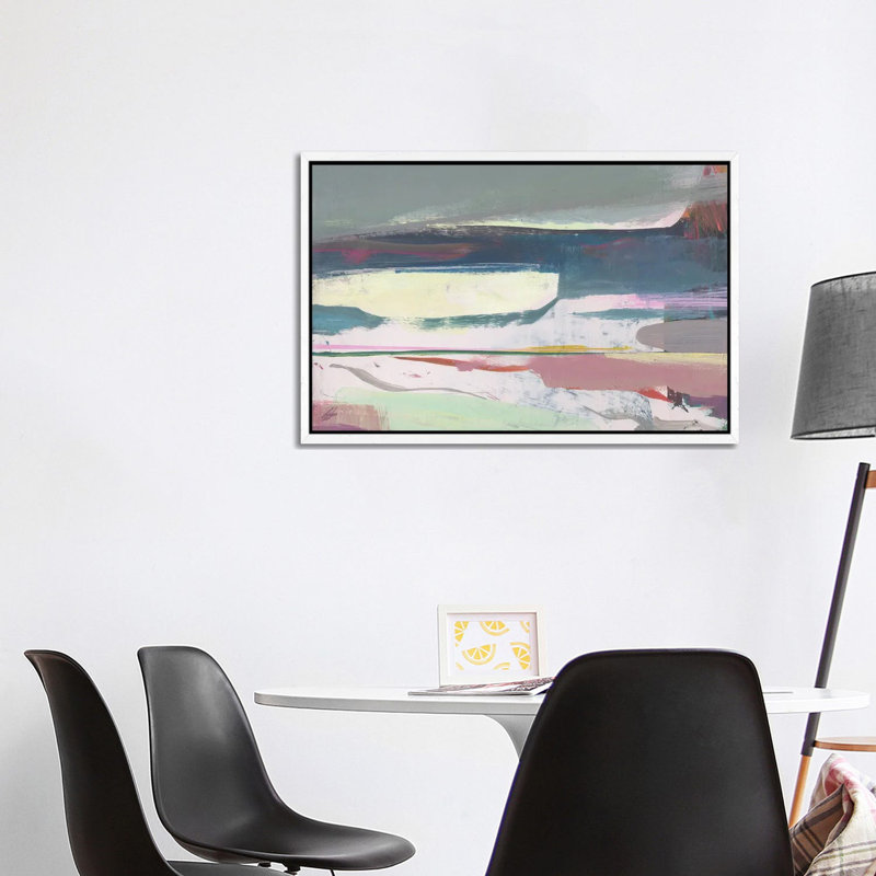 Transient 1 Piece Wall Art on Canvas, 101.6 cm H x 66.04 cm W, White Framed