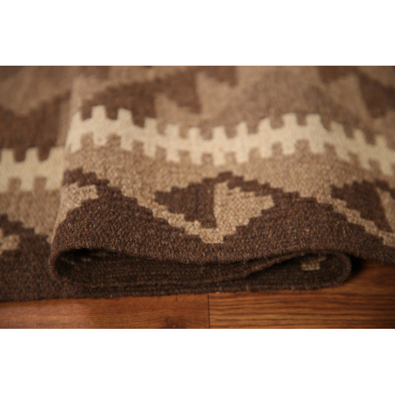 Geometric Kilim Reversible Area Rug 3x5