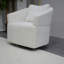 Canapé pivotant moderne à 360 degrés, fauteuil rond avec dossier haut, chaise de chambre à coucher