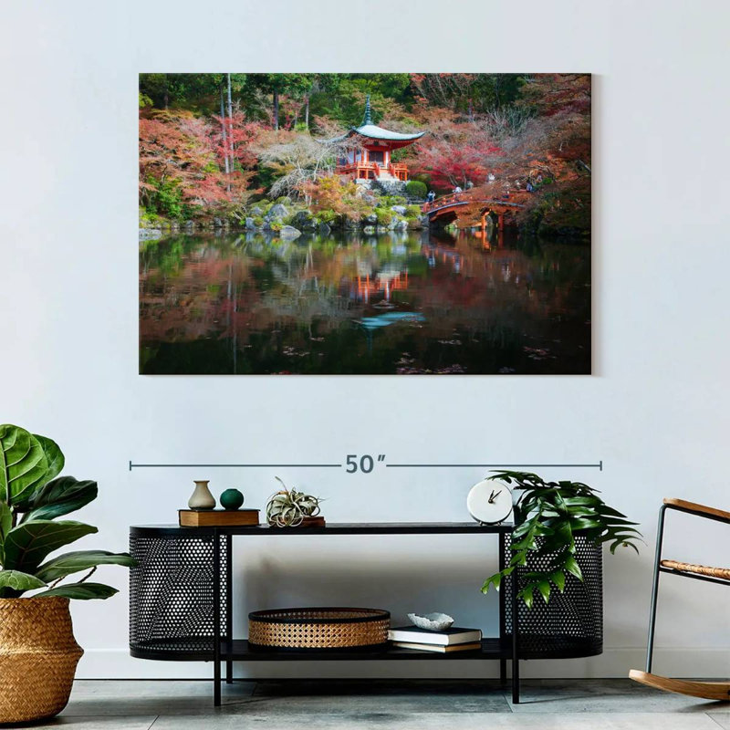 Temple japonais de Javetta, H 32 po x l 48 po