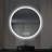 Round Bathroom Vanity Mirror Wall Mounted with LED Lights, Frameless Lighted Bathroom Wall Mirror with Defogger and Dimmable Lighting-7694151