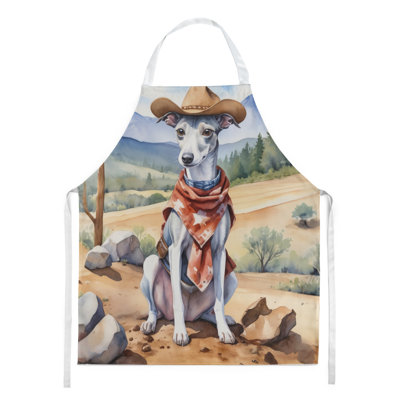 Tablier de bienvenue Whippet Cowboy