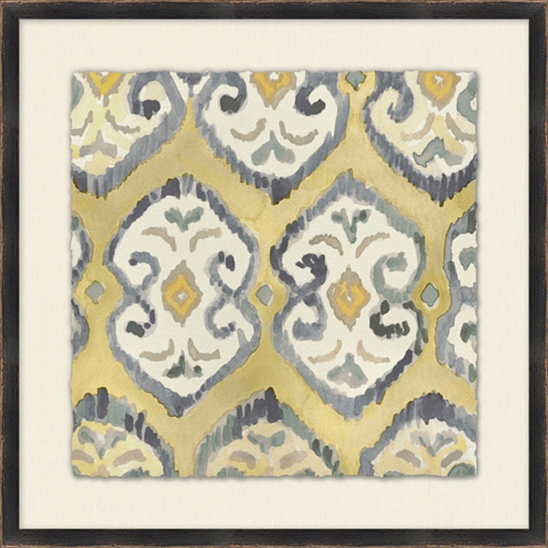 Neutral Ikat Study 8 Painting
