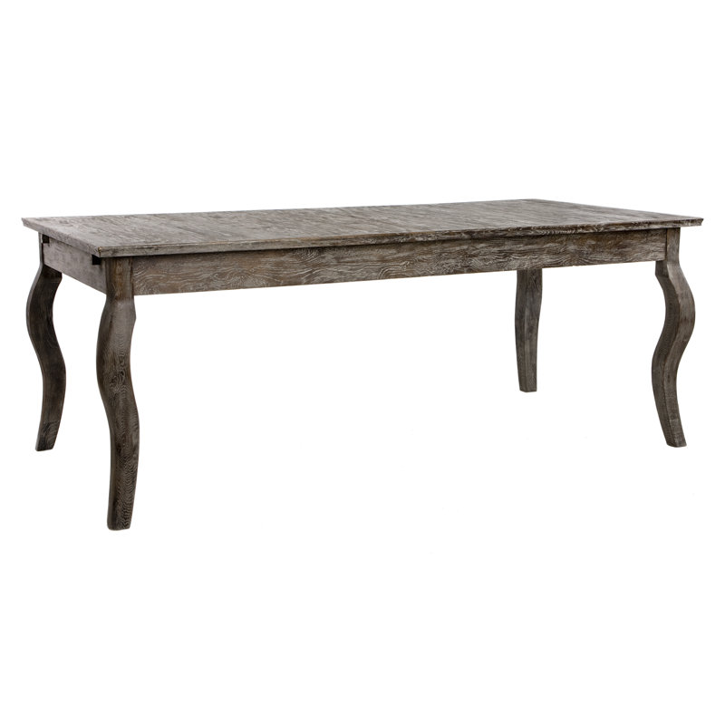Rhone Dining Table, Limed Charcoal Oak