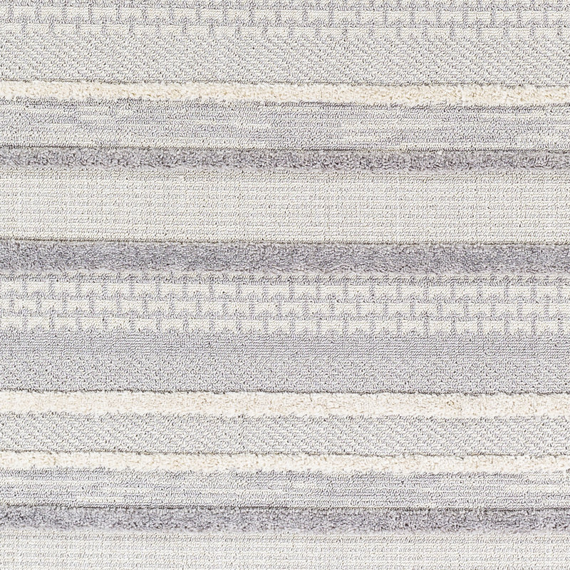 Tapis gris Claremore, Tapis de couloir 2 pi 7 po x 7 pi 3 po