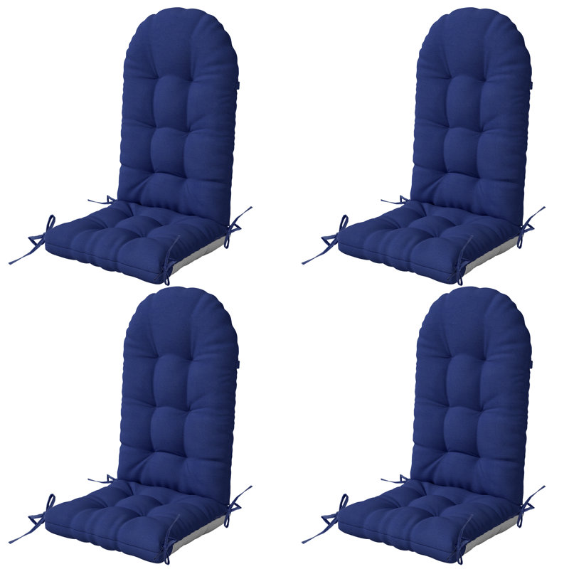 Outdoor/Indoor 5“ Dining Chair Seat Back Cushion, Navy