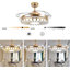 42'' Ceiling Fan with LED Lights