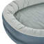Lit orthopédique pour chien avec mousse à mémoire de forme et canapé avec traversin, housse lavable à la machine, lit pour chien confortable-1184581439-1184581434