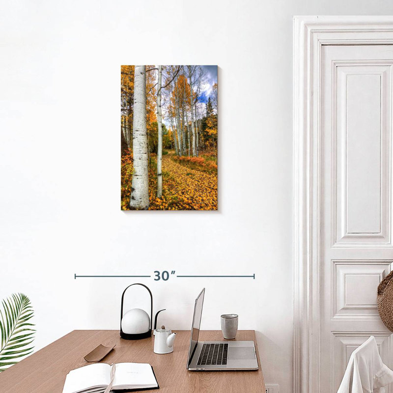 Harnek An Autumn Stroll, H 24 po x l 16 po