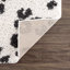 Tapis noir en polyester tissé à la machine Janeika-684713237