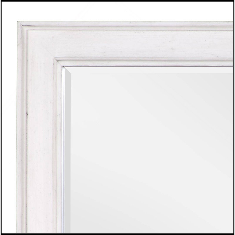 Katia Weathered White Finish Mirror