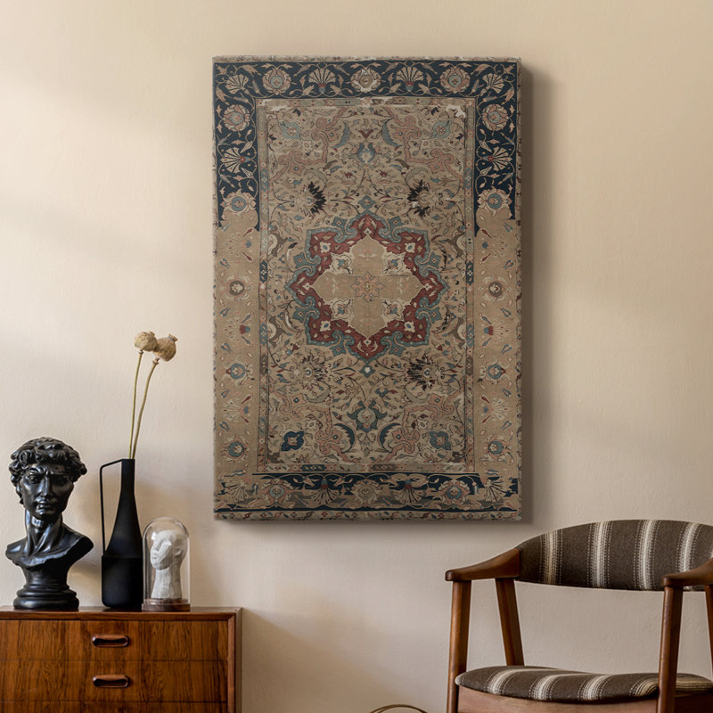 Impression abstraite rétro XCV III - galerie Cavas sur mesure, H 18 po x l 12 po