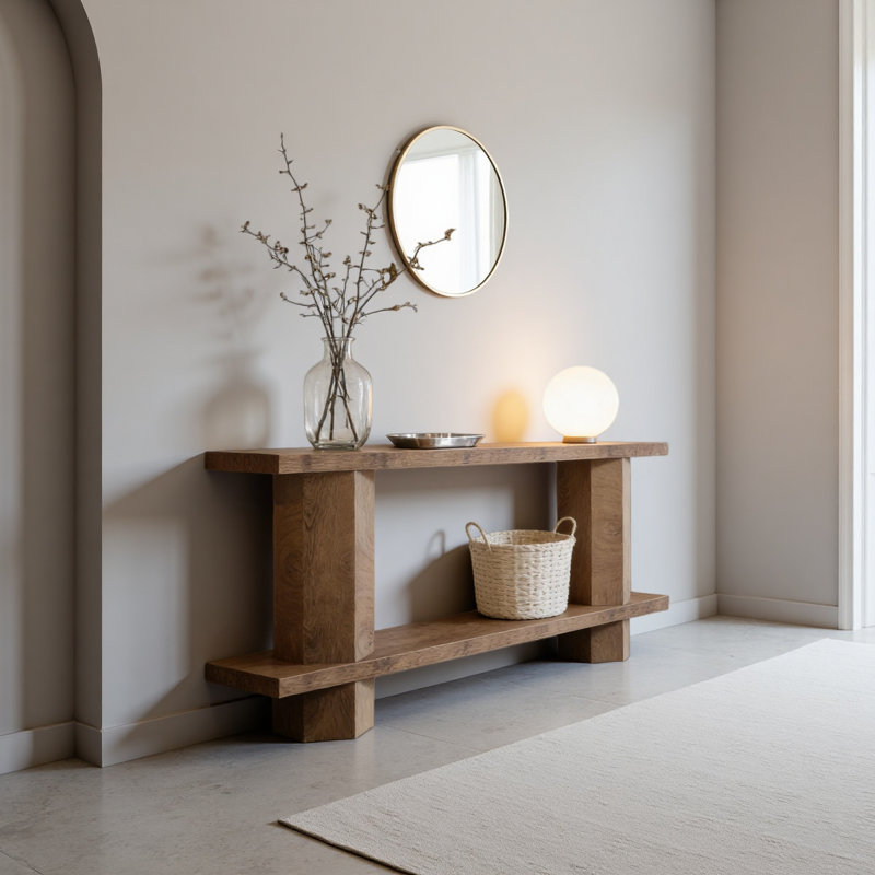 2-Tier Bedside Table,Sofa Table,Console Table,Hallway Table