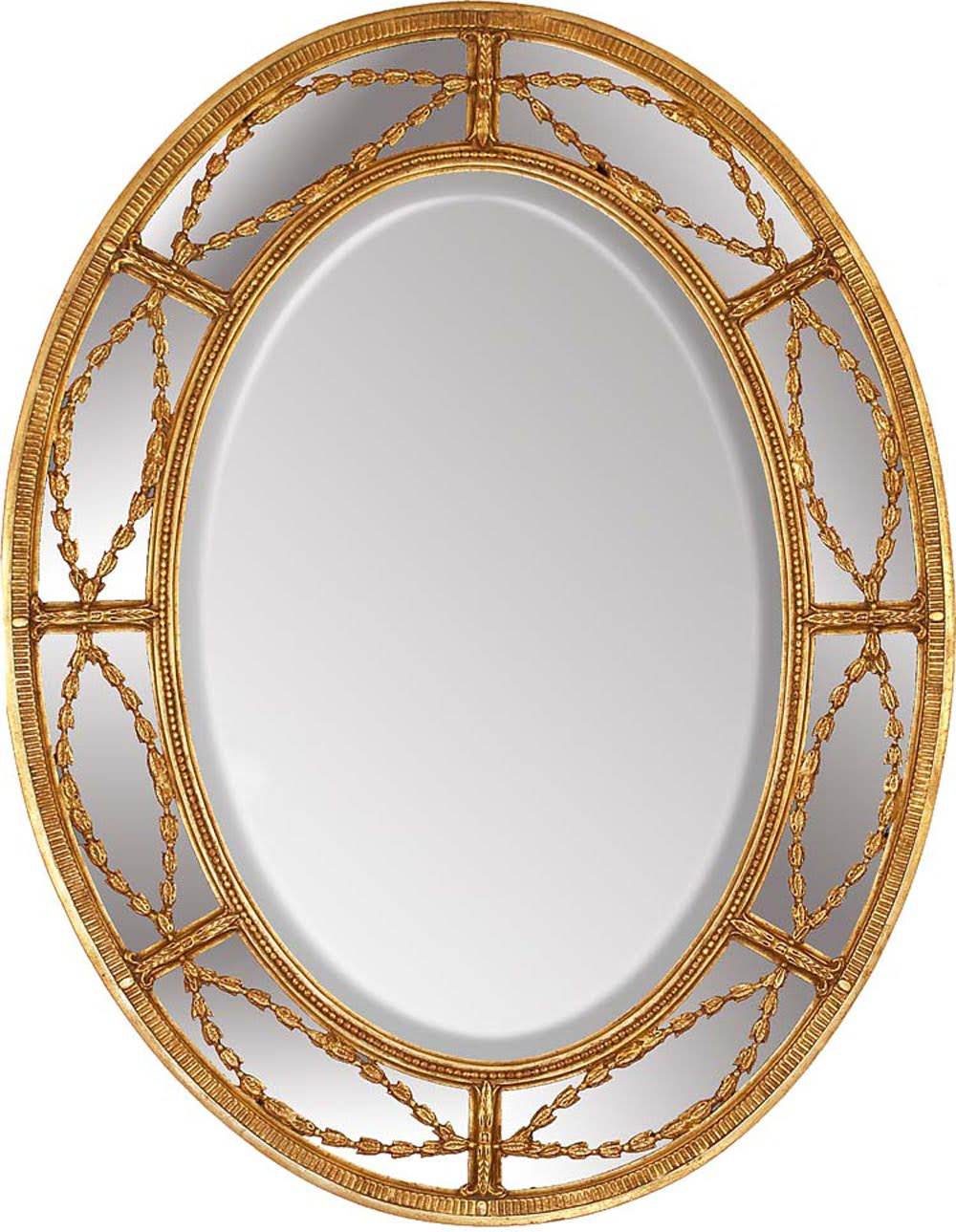 Friedman Brothers Adamesque Traditional Beveled Accent Mirror | Wayfair