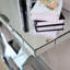 Miroir d'entrée hexagonal en cristal Sparkling