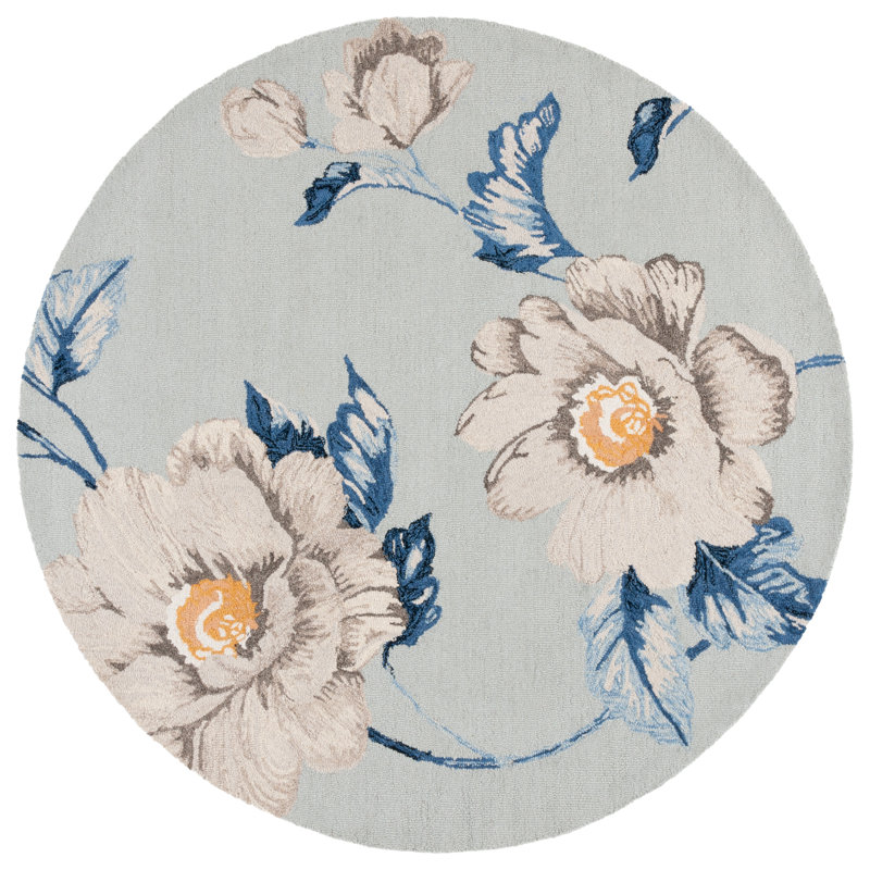 Tapis en laine Sheela, Rond 6 pi