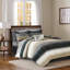Ensemble de courtepointe en microfibre avec draps en coton Saben-23545857-41163353