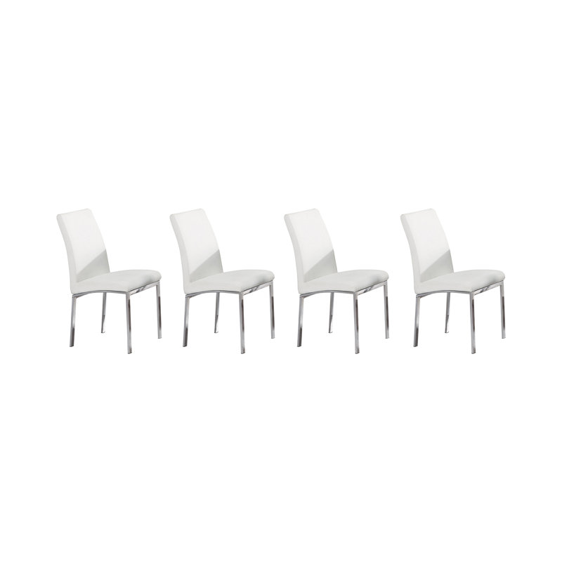 Joshua Upholstered Side Chair, White