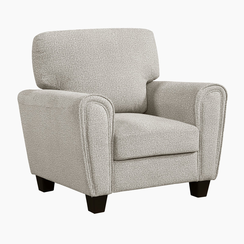 Chaise d'appoint Ochee, Gris clair