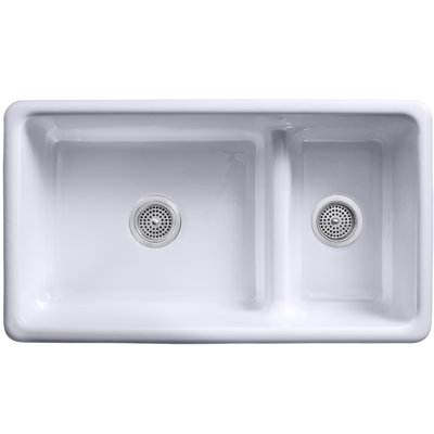IronTones® 33" L x 18.75" W Undermount Kitchen Sink