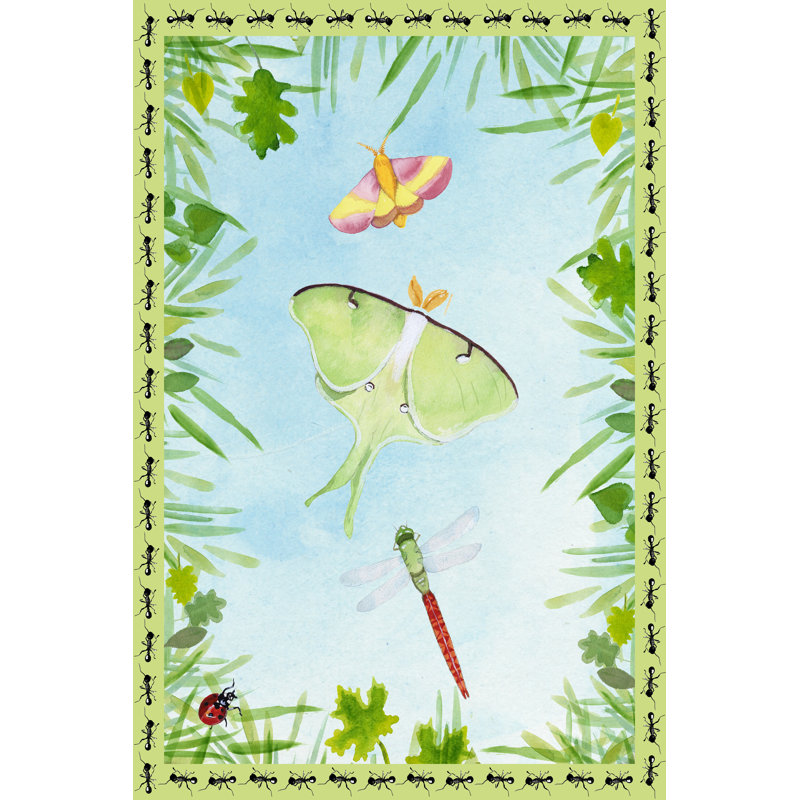 Bug Collector I by Alicia Ludwig - Painting, 122 cm H x 81 cm W, Wrapped Canvas