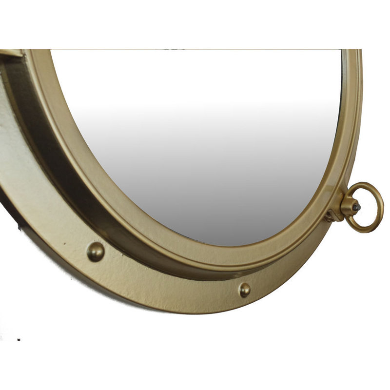 Miroir décoratif Ellert, Or, H 24 po x l 24 po
