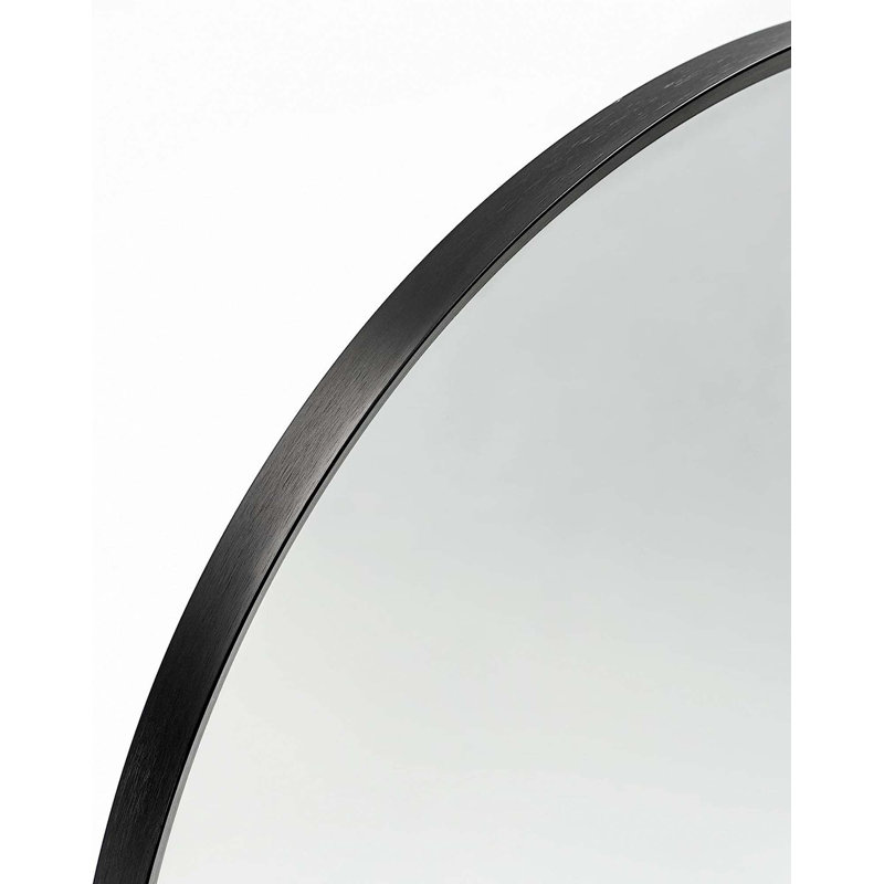 Miroir de salle de bain, Noir, 30 po x 20 po