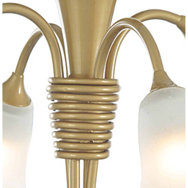 Falstaff Glass Semi Flush Mount