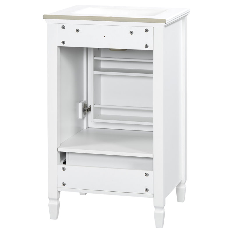 Bathroom Vanity with Ceramic Sink