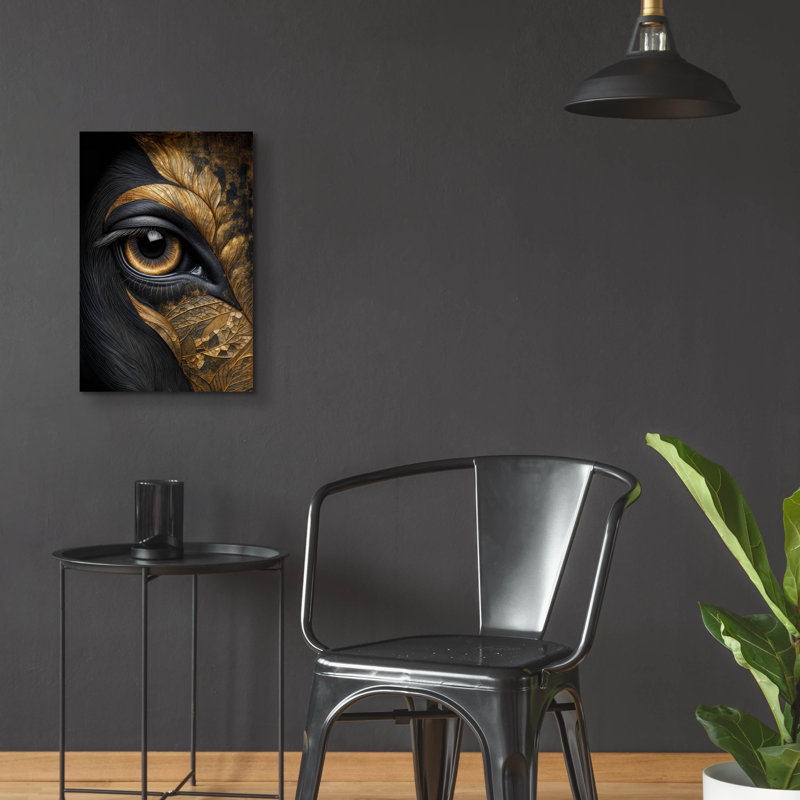 «Eyebext 5» par Rey Klimt, art mural en verre acrylique, H 24 po x l 16 po x P 0,2 po