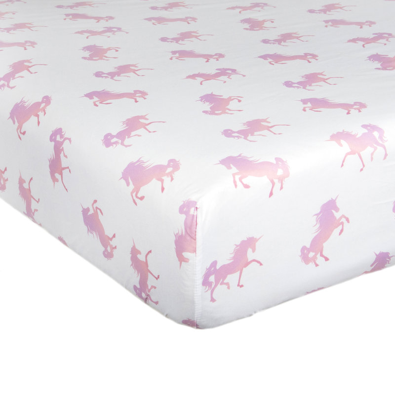 Transom Microfiber Galaxy Unicorn Sheet Set, Full Sheet Set + Fitted Sheet + 2 Pillowcases