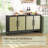 4 Doors Side Cabinet With Shelves