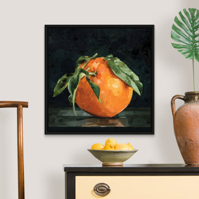 " Dark Orange Still Life II " by Emma Caroline Painting Print