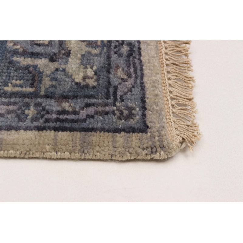Tapis kaki clair en laine noué à la main Finest Agra Jaipur 3 pi 10 po x 5 pi 11 po