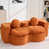 Velours côtelé orange sélectionné