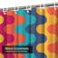 Rideau de douche Graffiti avec 12 crochets-1071848498