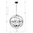Lacie-Jayne 6 Light Black Chandelier