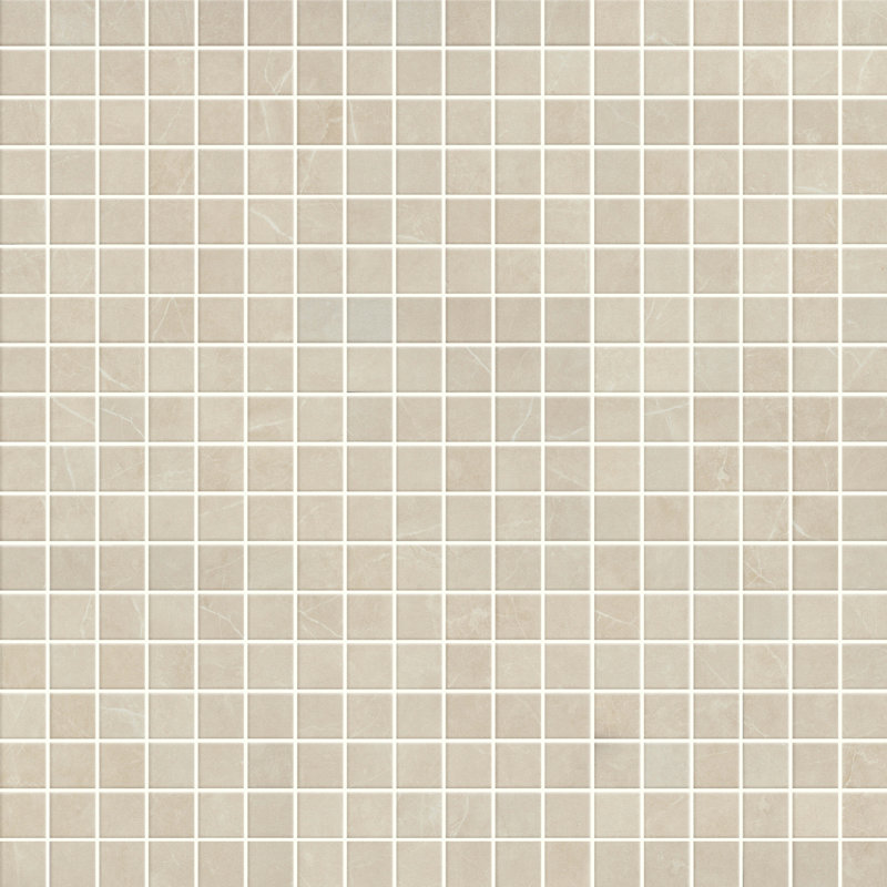 Sterlina II 12" x 12" Porcelain Solid Decorative Tile, Ivory