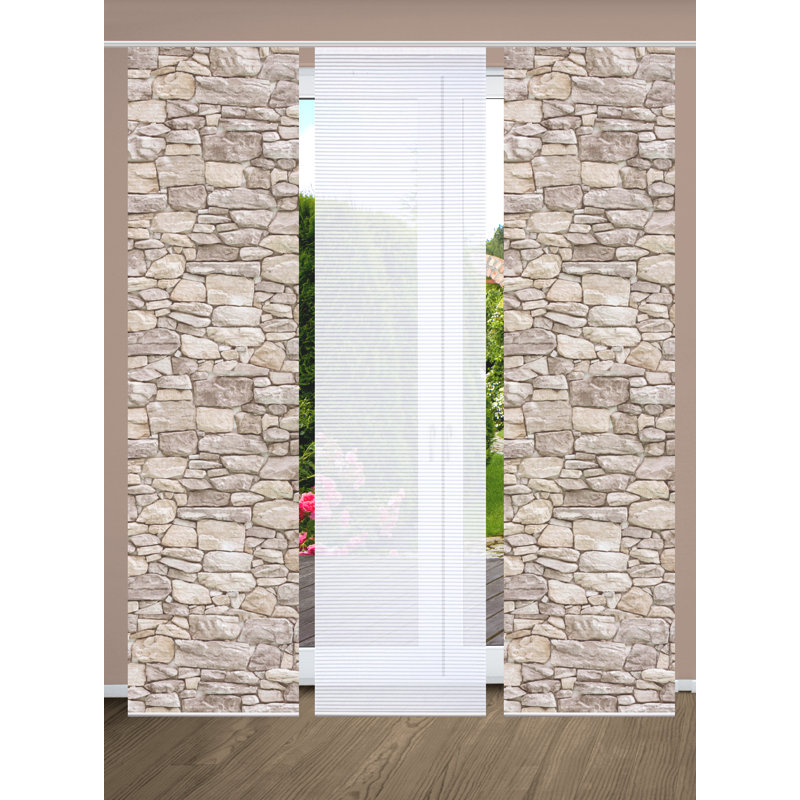 Semi Sheer Sliding Panel, Natural colors
