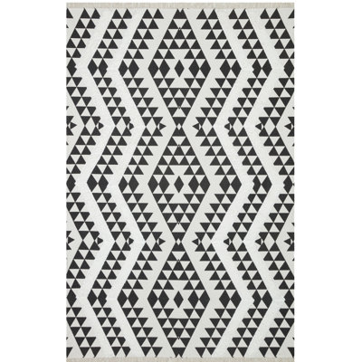 Tapis intérieur / extérieur rectangulaire en coton Iyleen