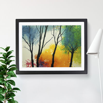 Glorious Trees Abstract - Framed Print